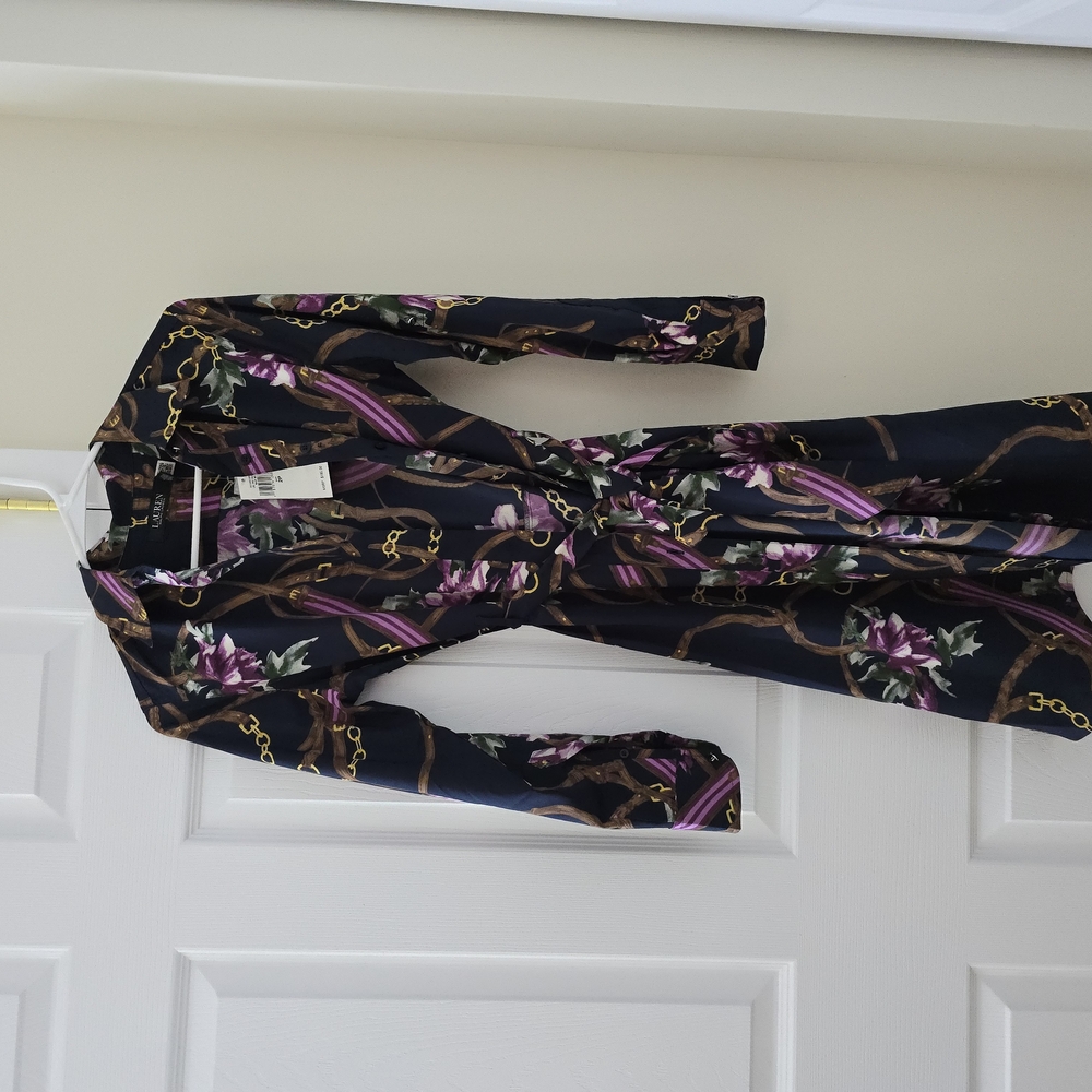Lauren Ralph Lauren Floral Long Sleeve Dress